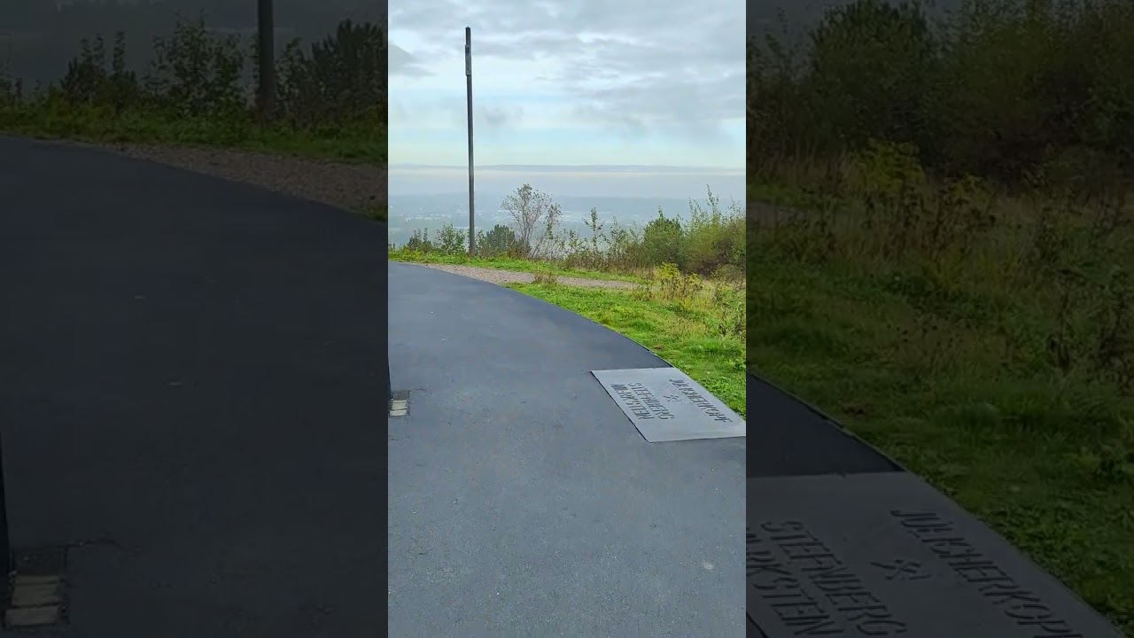 One full lap of the stairs marathon held annually on the Wilhelminaberg in Landgraaf