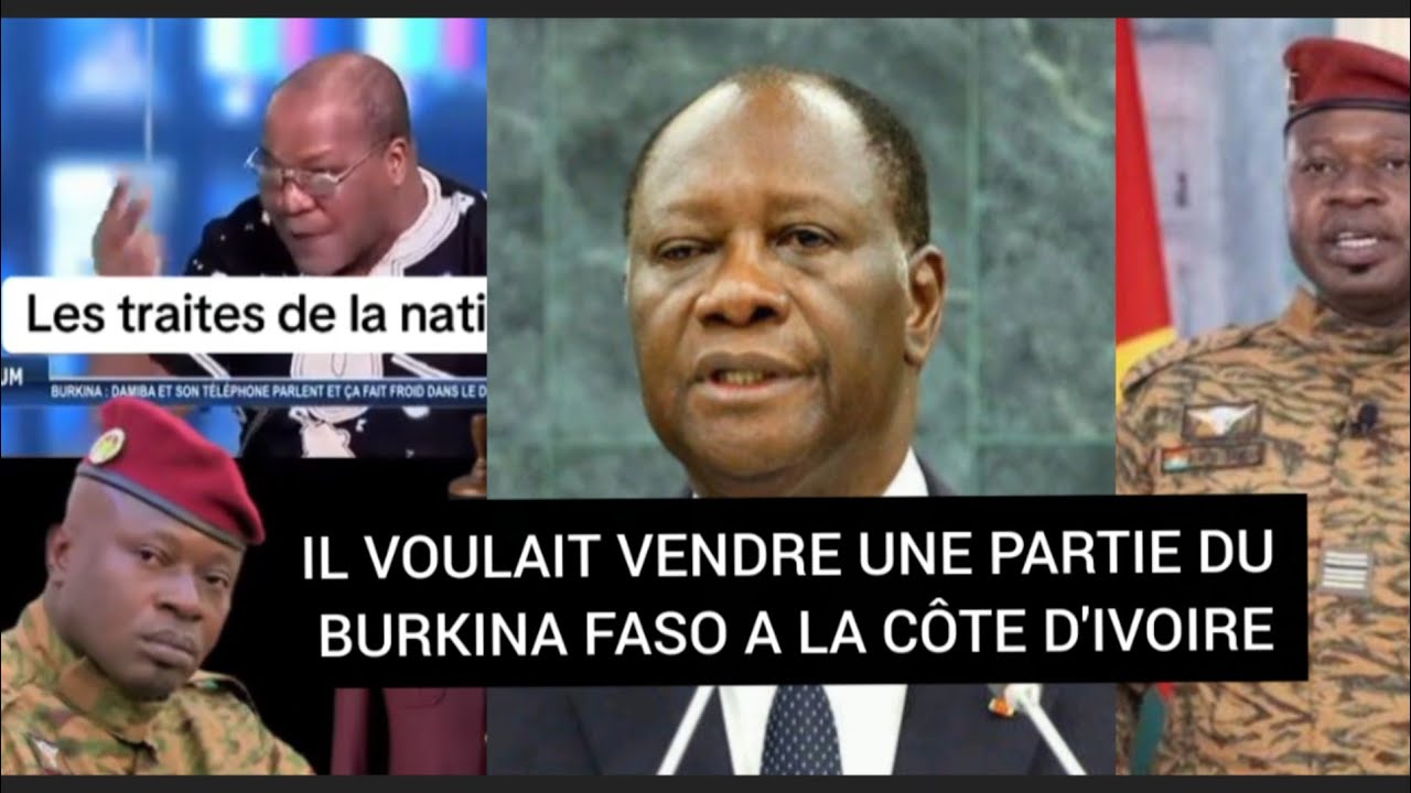 DAMIBA VOULAIT VENDRE UNE PARTIE DU BURKINA FASO A LA CÔTE D'IVOIRE#breakingnews #burkinafaso #aes