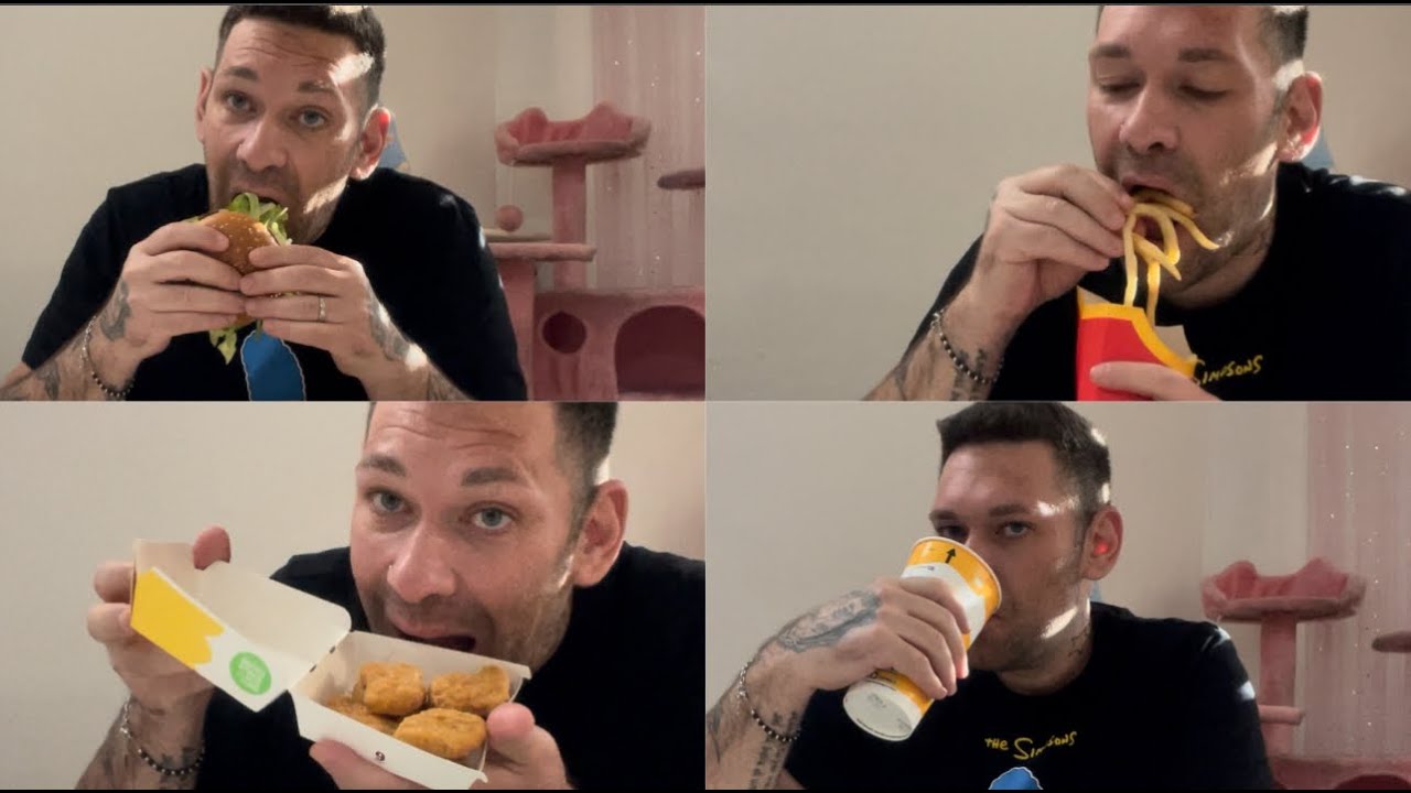 MEGA ABBUFFATA SELVAGGIA MC DONALD’S EATING SHOW MUKBANG ITA!!!!
