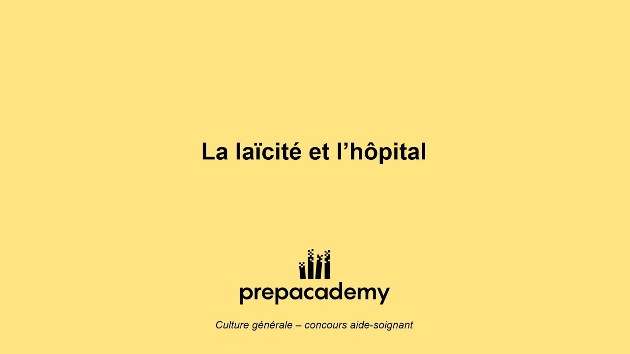 La laïcité et l'hôpital