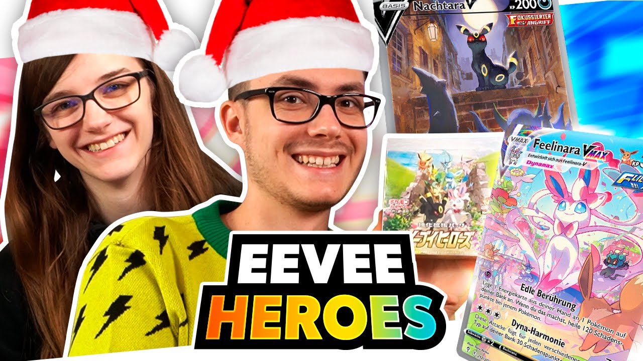 Perfektes WEIHNACHTSGESCHENK für POKEMON KARTEN FANS! Eevee Heroes Pokemon Booster Opening Unboxing
