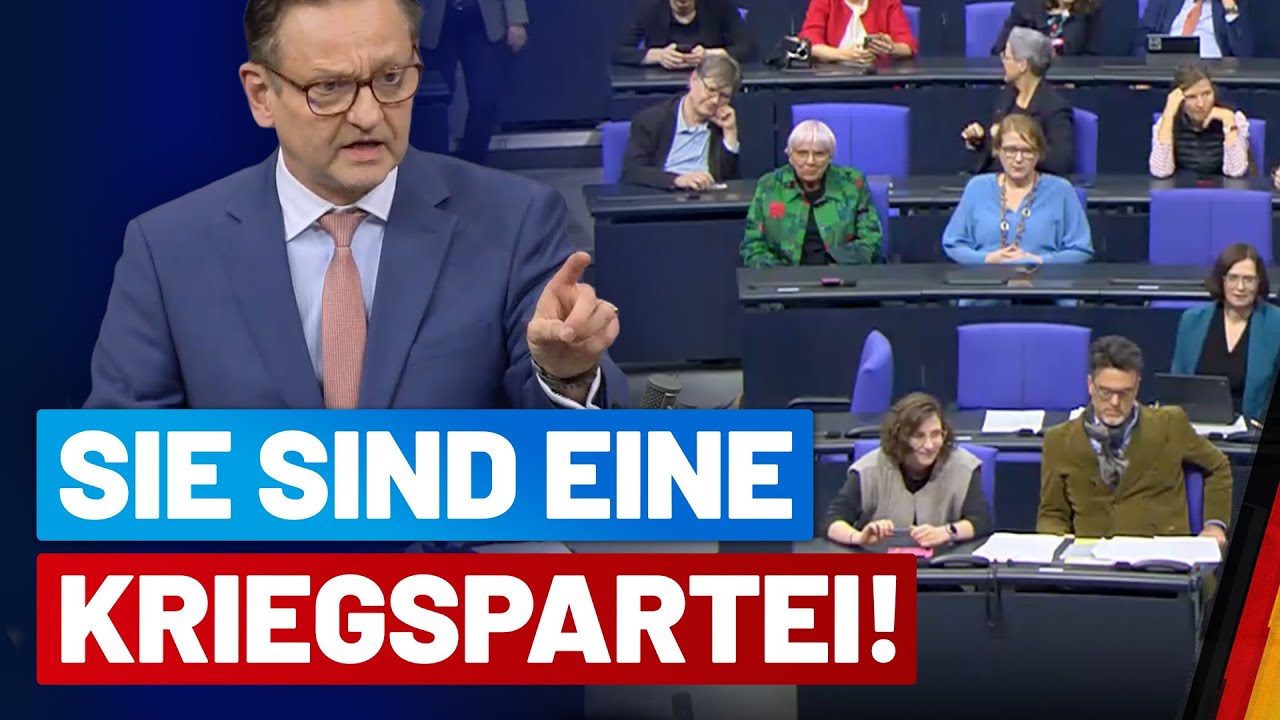 Kay Gottschalk kn&ouml;pft sich die Gr&uuml;nen vor! - AfD-Fraktion im Bundestag