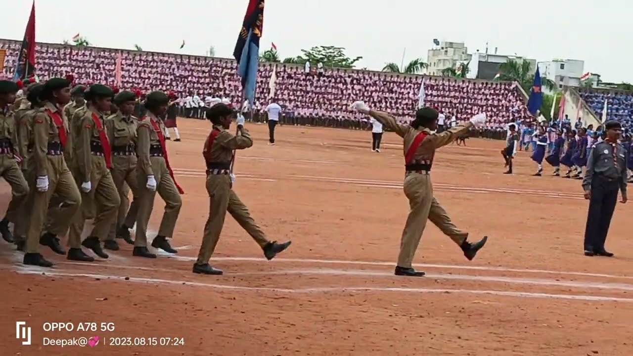 Independence Day Parade at Kalinga Institute of Social Science #KISS-#KIIT @2023