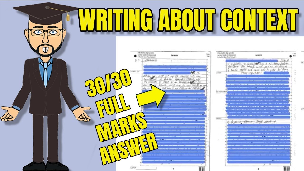 100% Full Marks Real Literature Exam Answer: How Much Should I Write About Context?