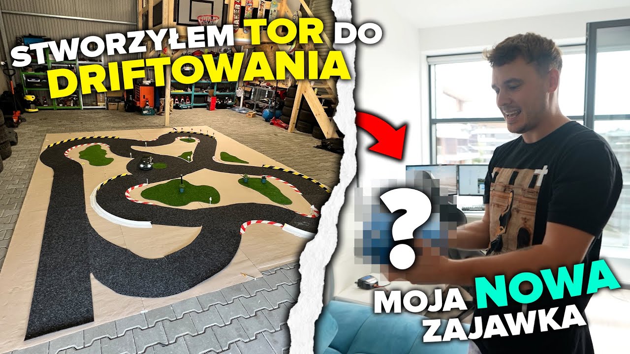 ZBUDOWAŁEM TOR DO DRIFTU W MOIM GARAŻU! *moje nowe hobby*
