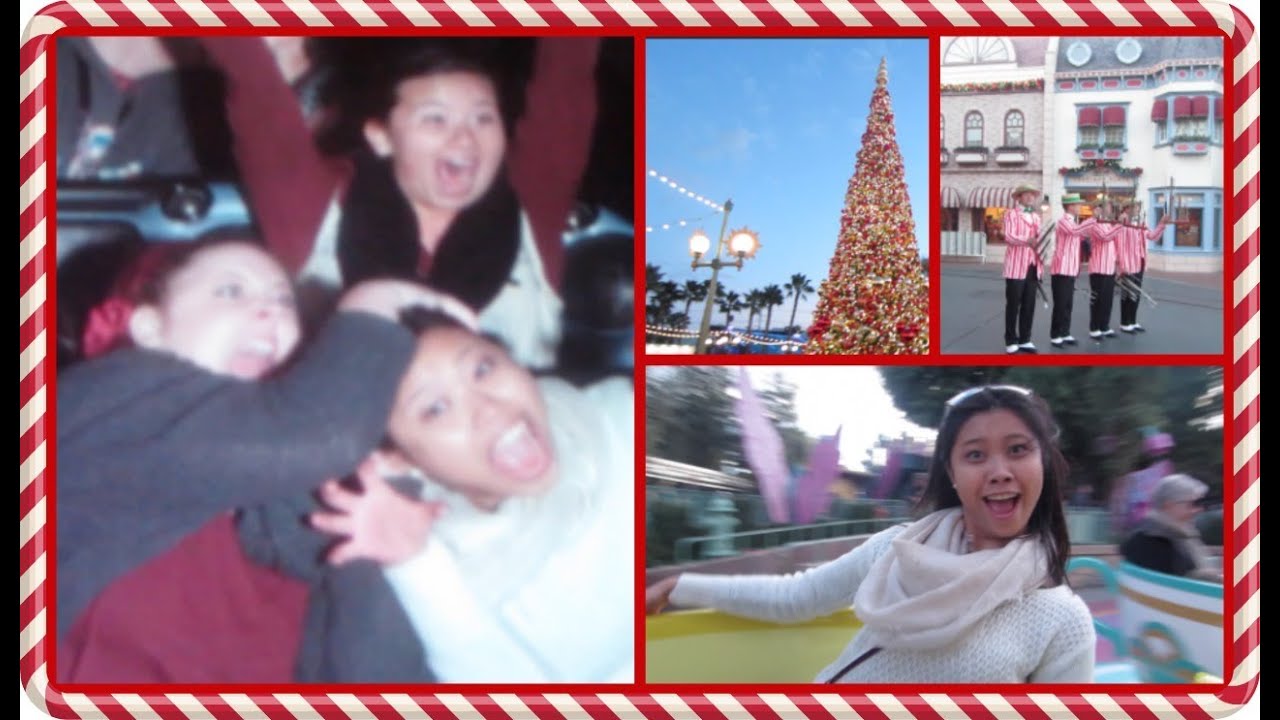VLOGMAS DAY 6: Christmas Decorations at Disneyland, Wrestling, and Angel's Animal!