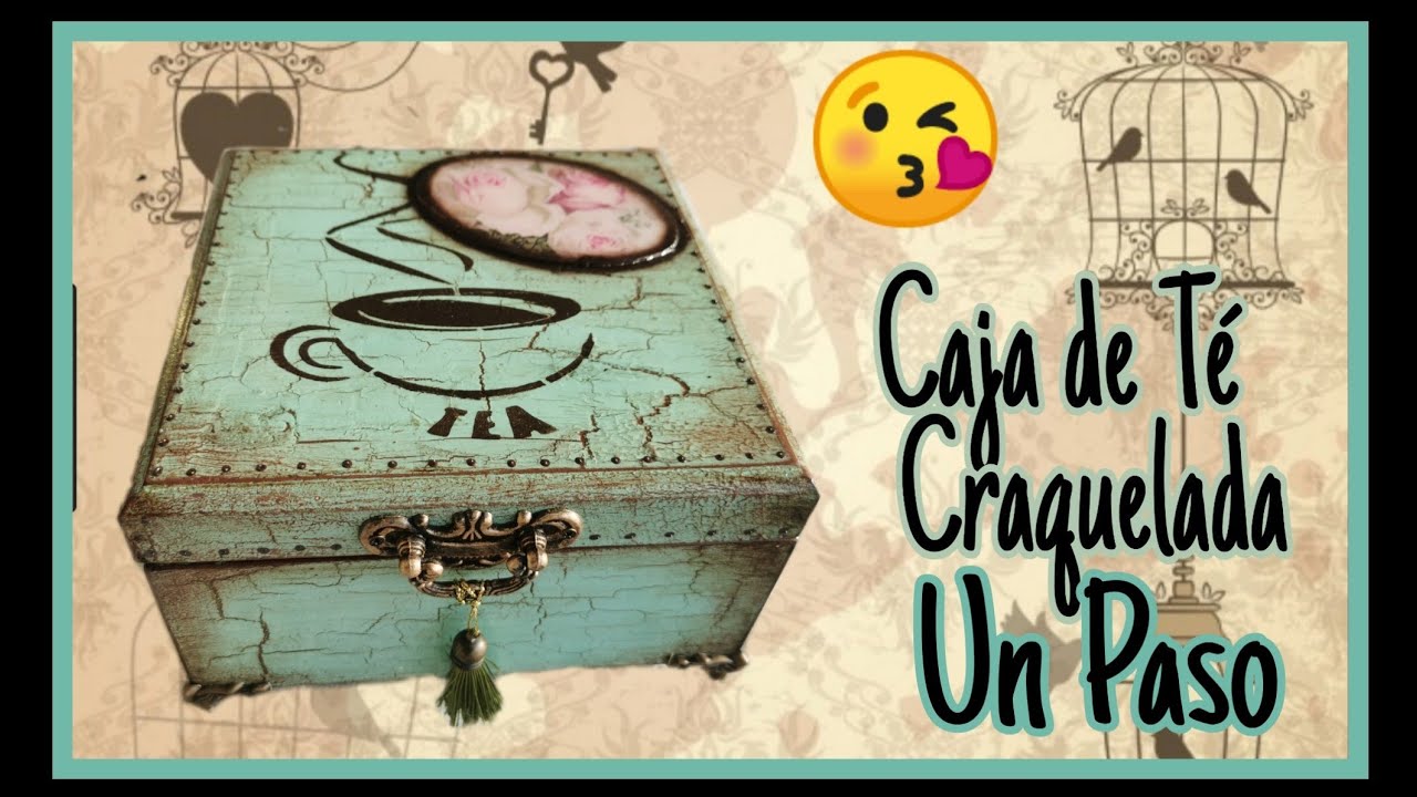 Craquelado de un paso en madera