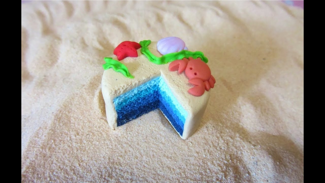 Sea cake tutorial - Torta marina (polymer clay)