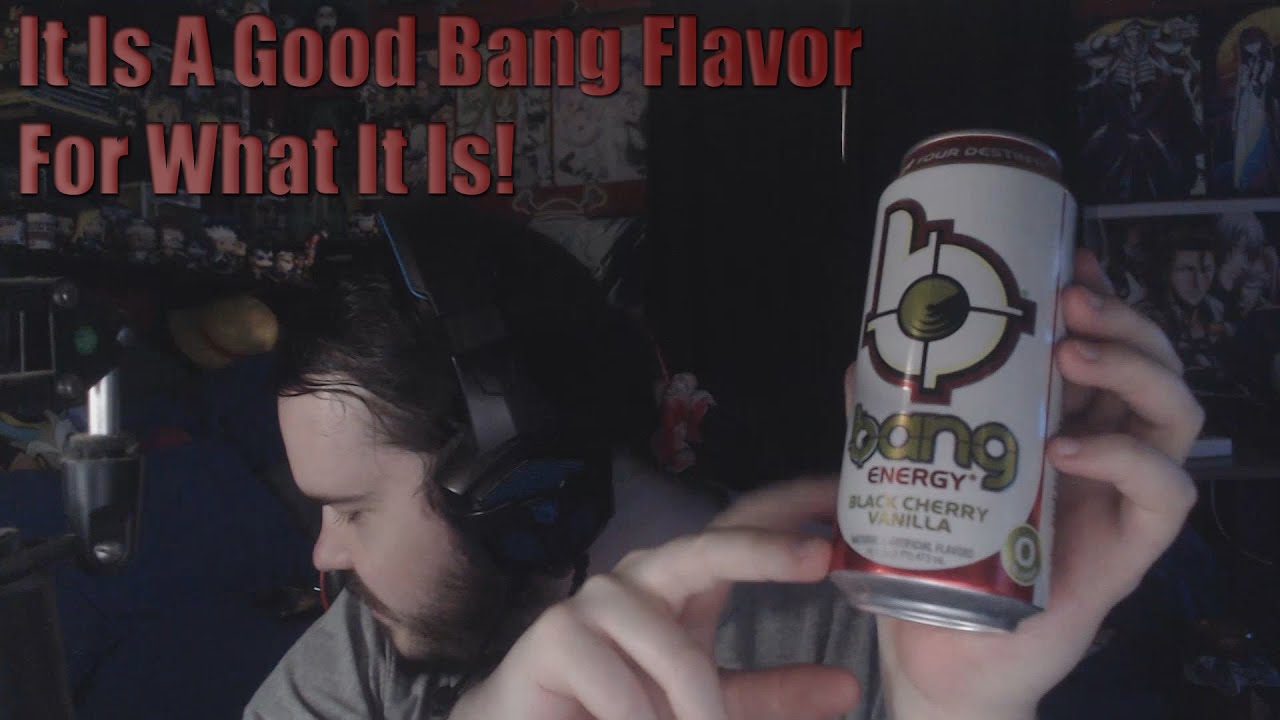 Bang Energy Black Cherry Vanilla Taste Reaction/Review It Is A Good Bang Flavor For What It Is!