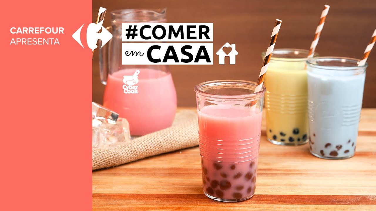 Bubble Tea Caseiro divertido e refrescante!