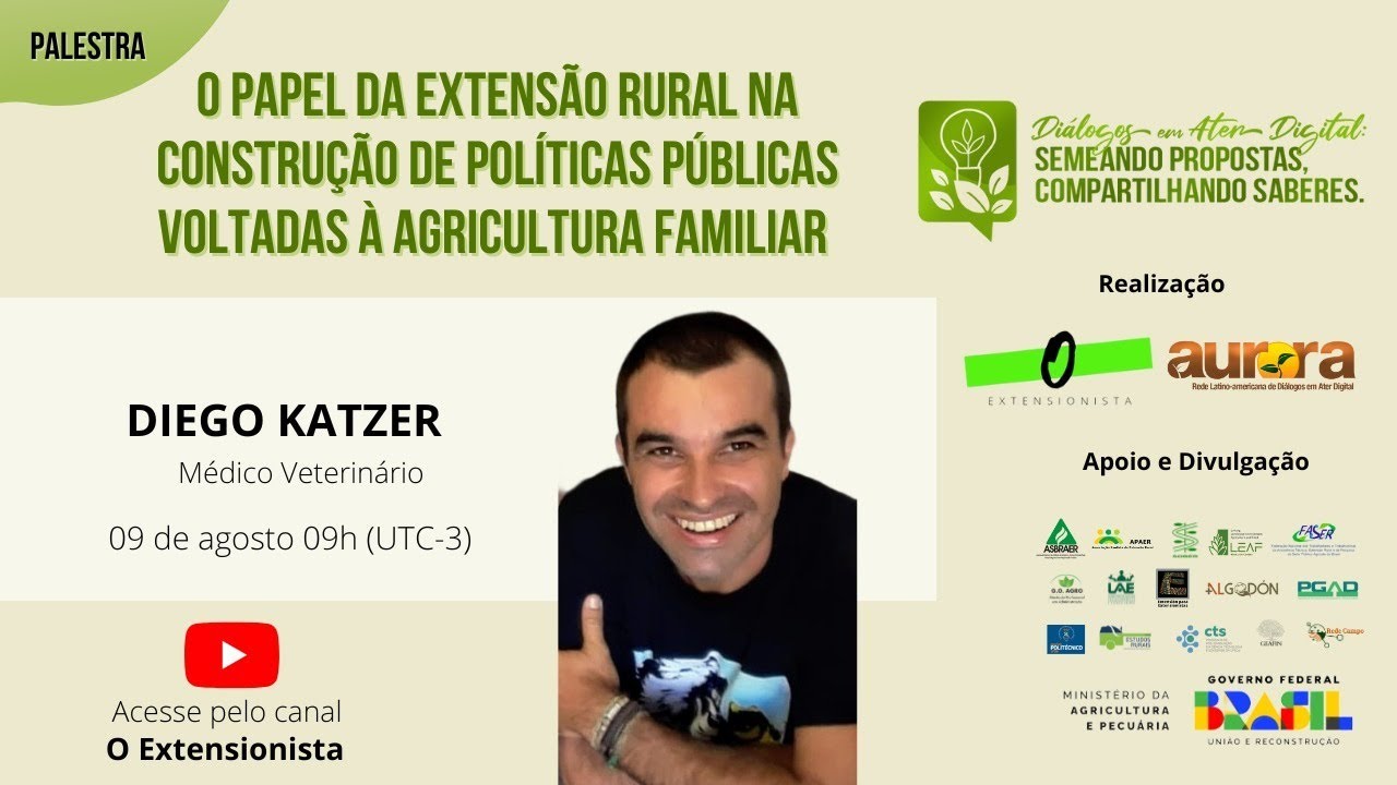 O papel da extens&atilde;o rural na constru&ccedil;&atilde;o de pol&iacute;ticas p&uacute;blicas voltadas &agrave; agricultura familiar