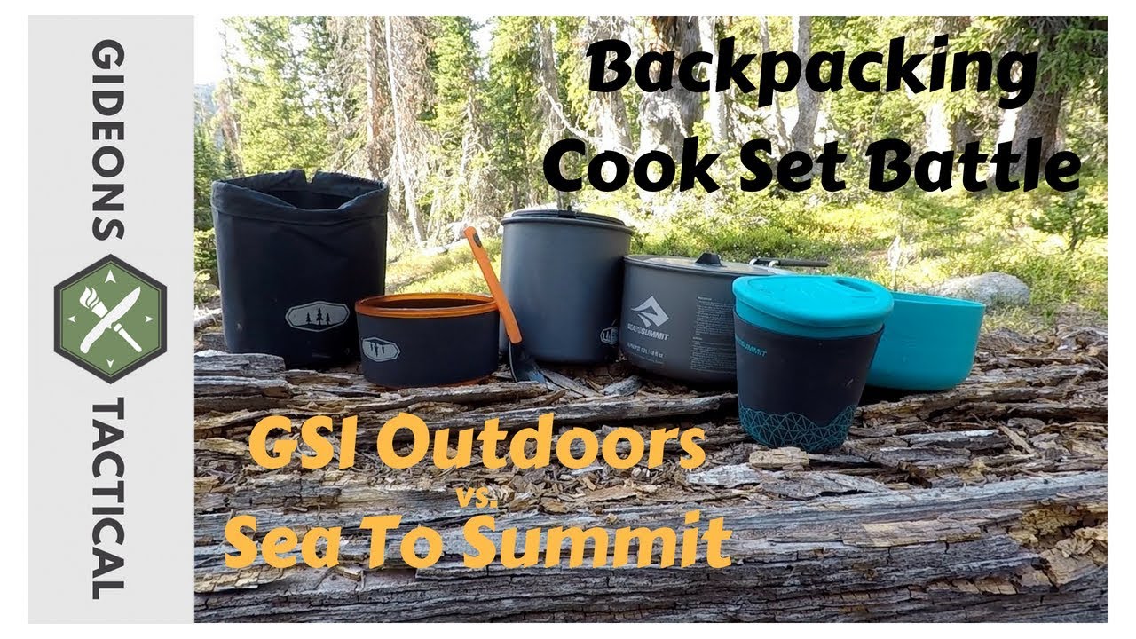 Backpacking Cook Set Battle! GSI vs. Sea To Summit