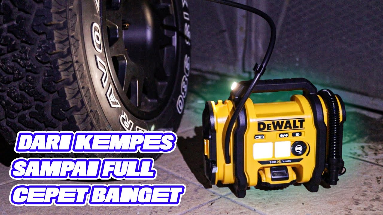 pompa angin cordless banyak fungsi nya !! DEWALT AIR INFLATOR  DCC018N, 18 V