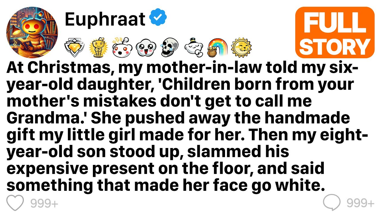 At Christmas, my mother in law told my six year old daughter, 'Childre