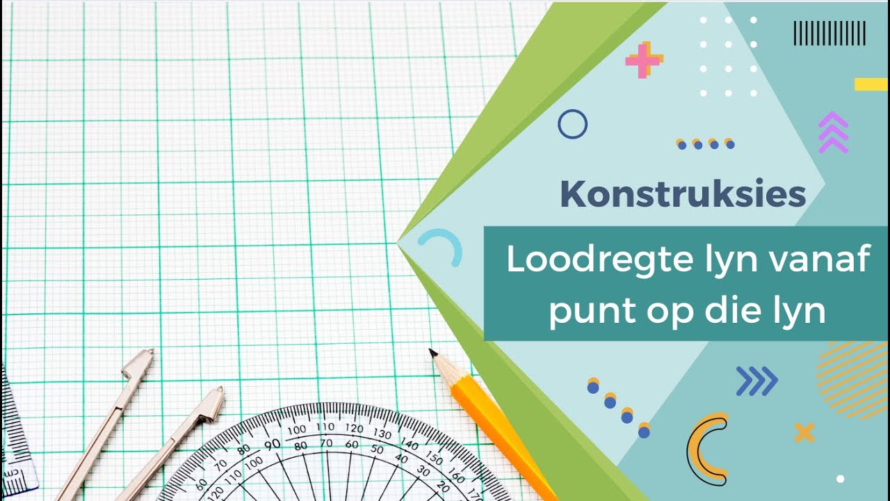 Gr8 Konstruksie Loodregtelyn van punt op die lyn