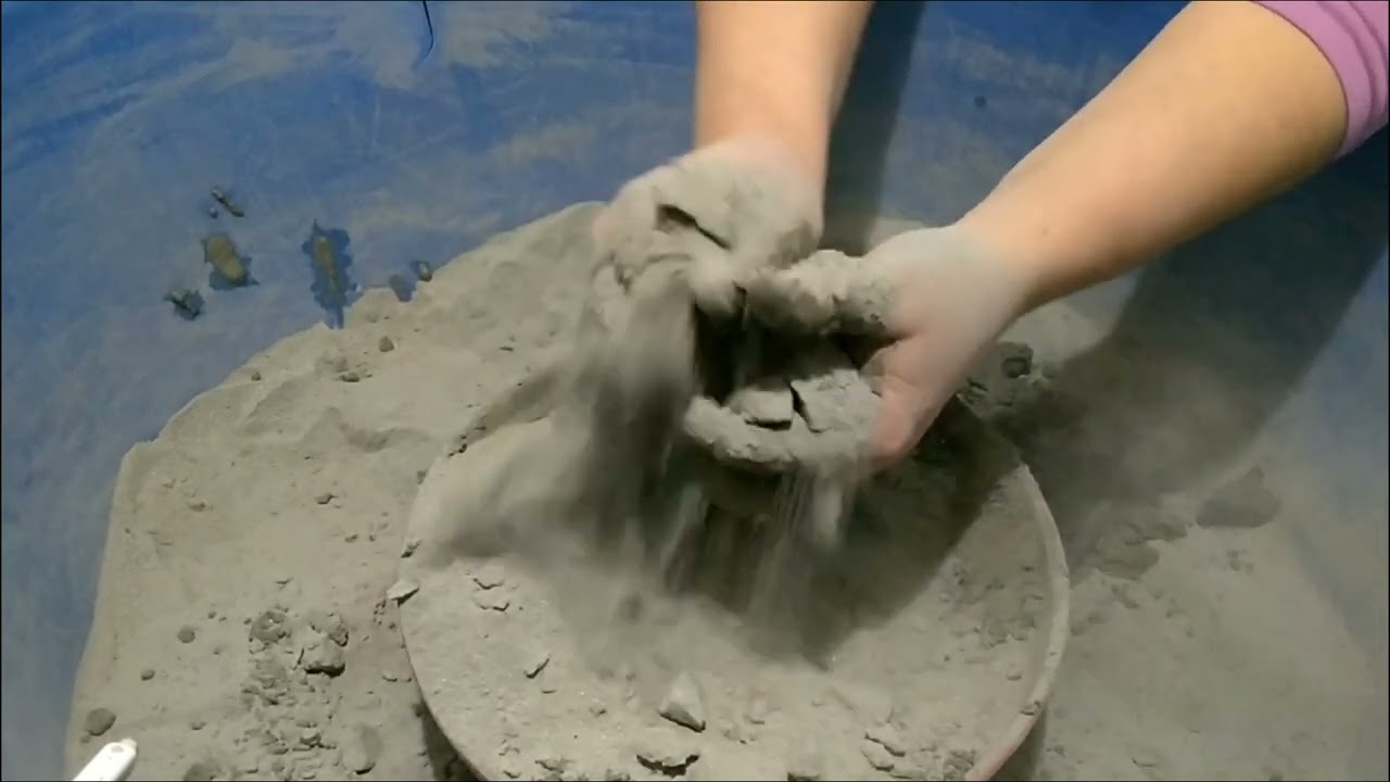 ASRM soft pure cement #softdustyasmr #softpurecement