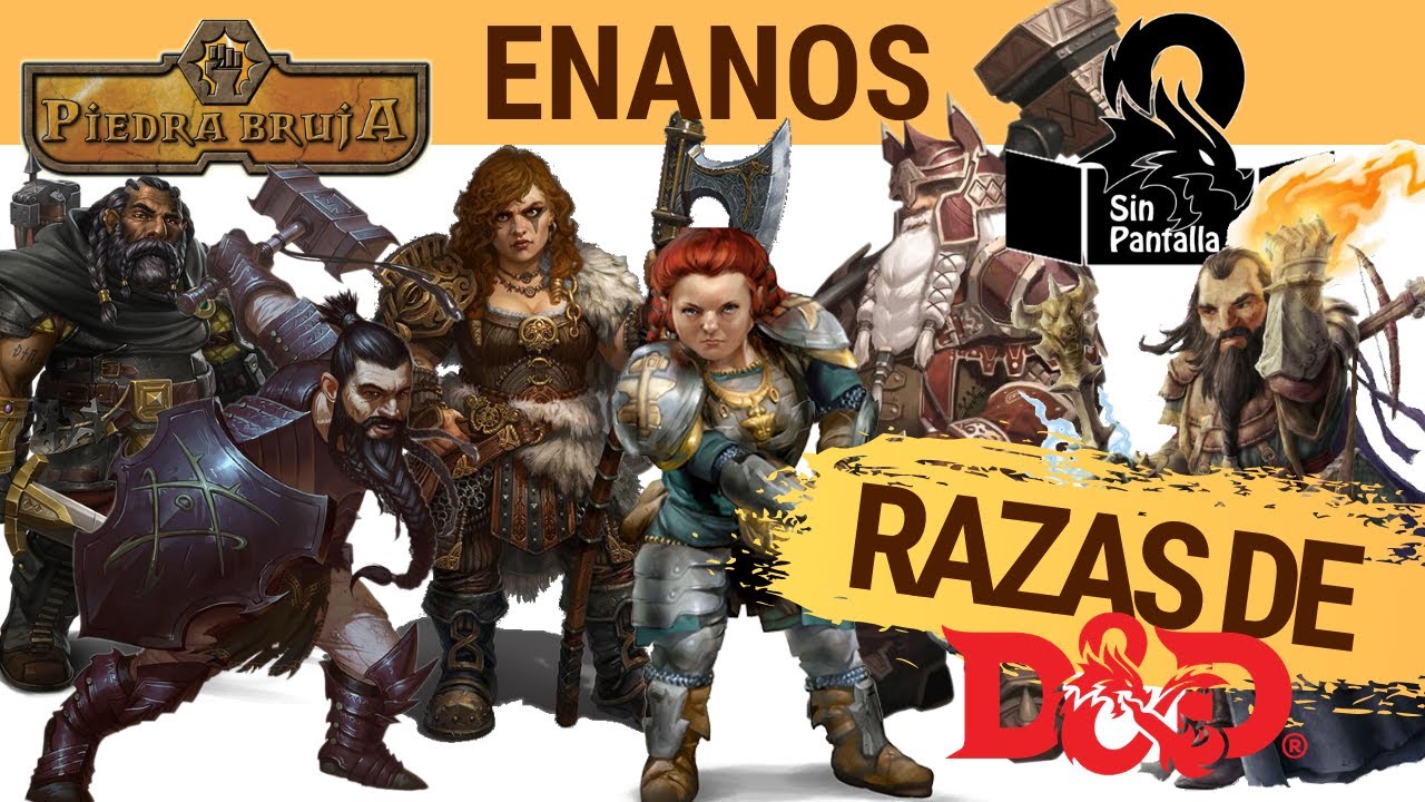 ⚒️D&D 5e🛡️ Juega rol con ENANOS 🏔️ Guía 1 para Razas de Personaje del DUNGEONS AND DRAGONS español