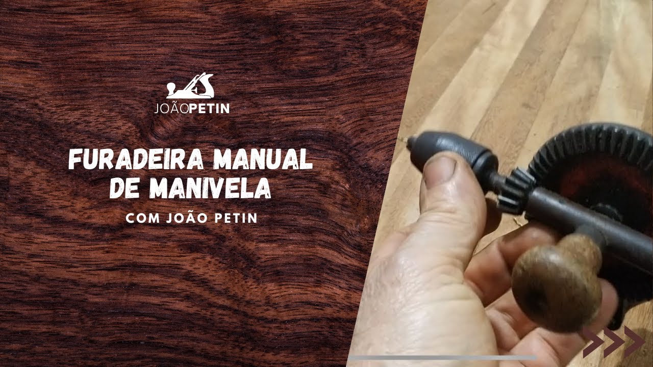 Furadeira Manual de Manivela