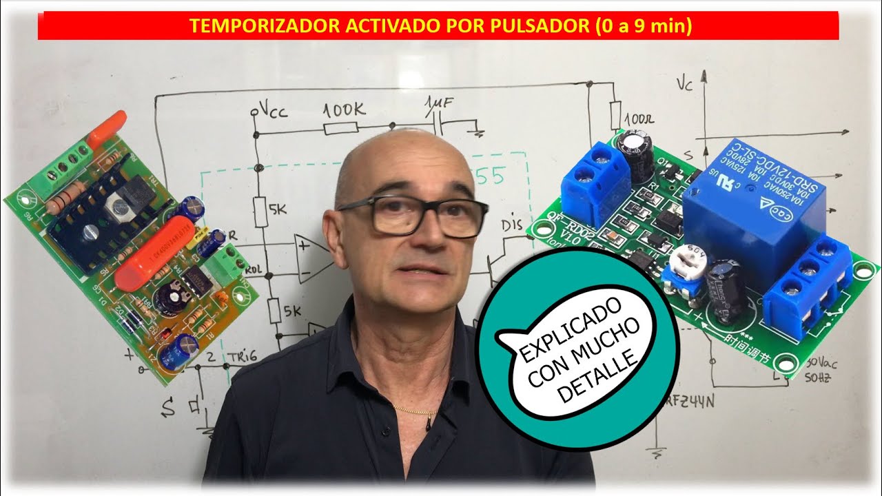 TOP Circuito electronico temporizador para AC/DC