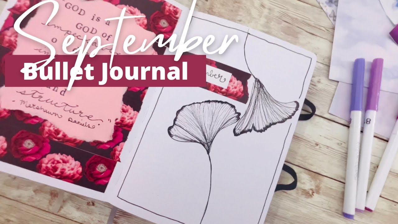 September Prayer Journal Setup & Plan With Me | Simple Easy Bullet Journal  Spreads