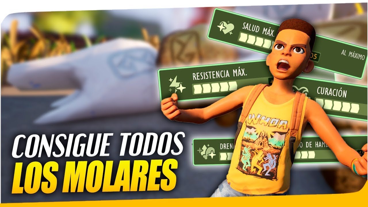 Ubicación de todos los molares y megamolares - Grounded 2024