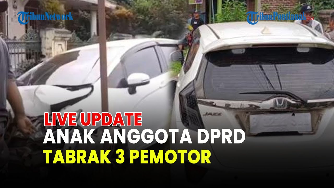 🔵 LAKA MAUT BANTEN TERKINI, PENGEMUDI MOBIL MASIH DI BAWAH UMUR, 3 MOTOR DITABRAK