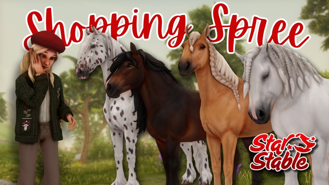Star Stable Shopping Spree! || Buying the New Coat Variations! +Clothing Items!