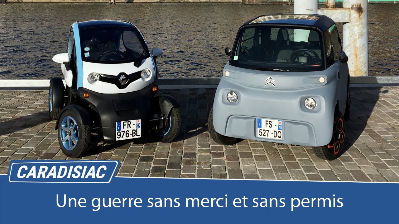 Comparatif - Citroën AMI vs Renault Twizy 45 : une guerre sans merci et sans permis