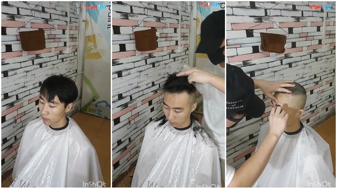 清秀男孩剃马蹄顶发型 1