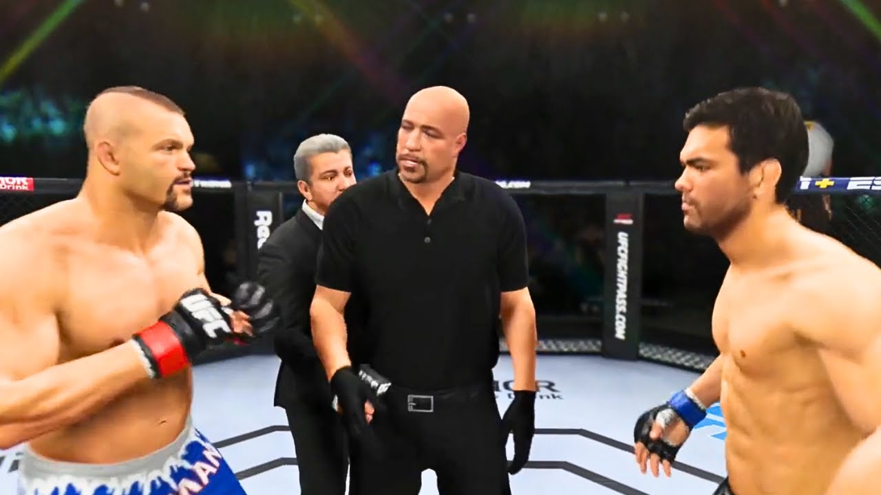 Chuck Liddell vs Lyoto Machida FULL FIGHT | UFC 4 AI Simulation Gameplay (CPU vs CPU)