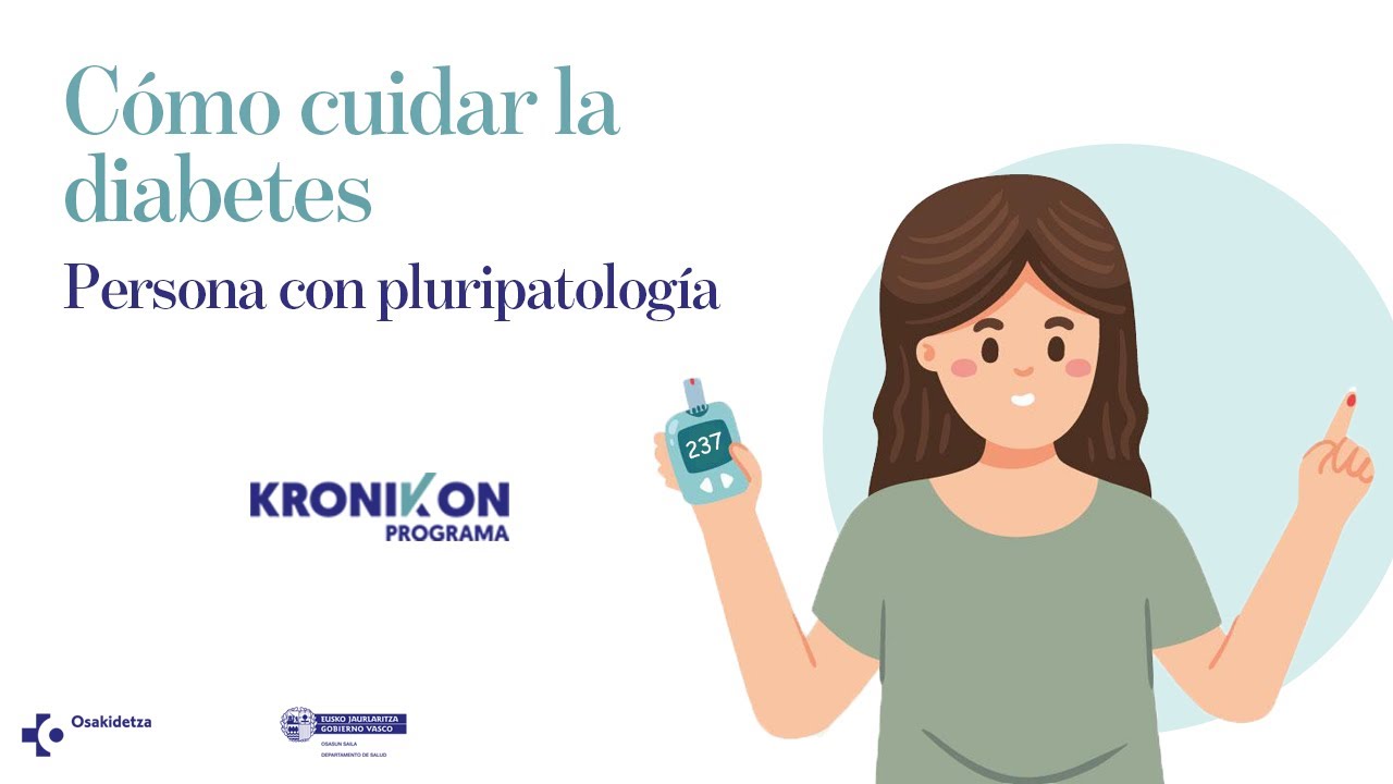 Cómo cuidar la diabetes. Persona con pluripatología