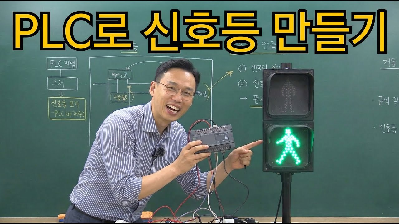 PLC로 신호등 만들기