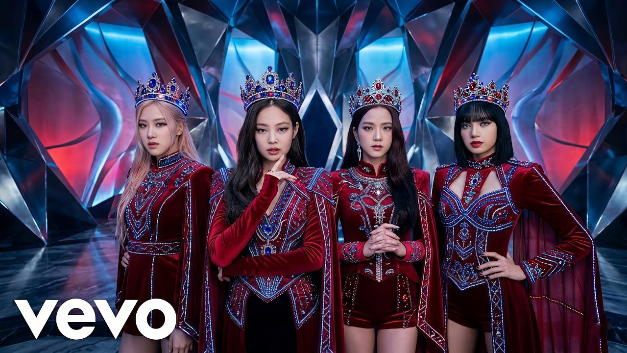 BLACKPINK – Midnight Glitter ✨ (JISOO, JENNIE, ROSÉ, LISA) | Lyrics Video