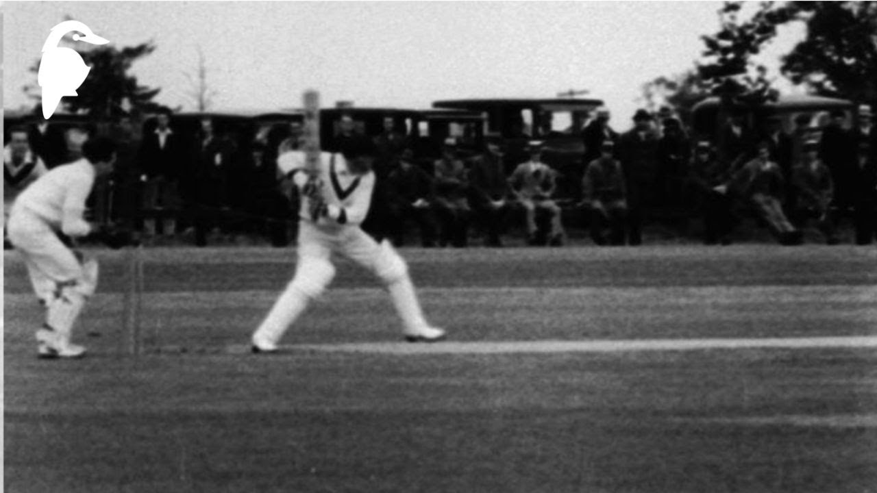 Rare silent film of Sir Donald Bradman in Toronto, 1932