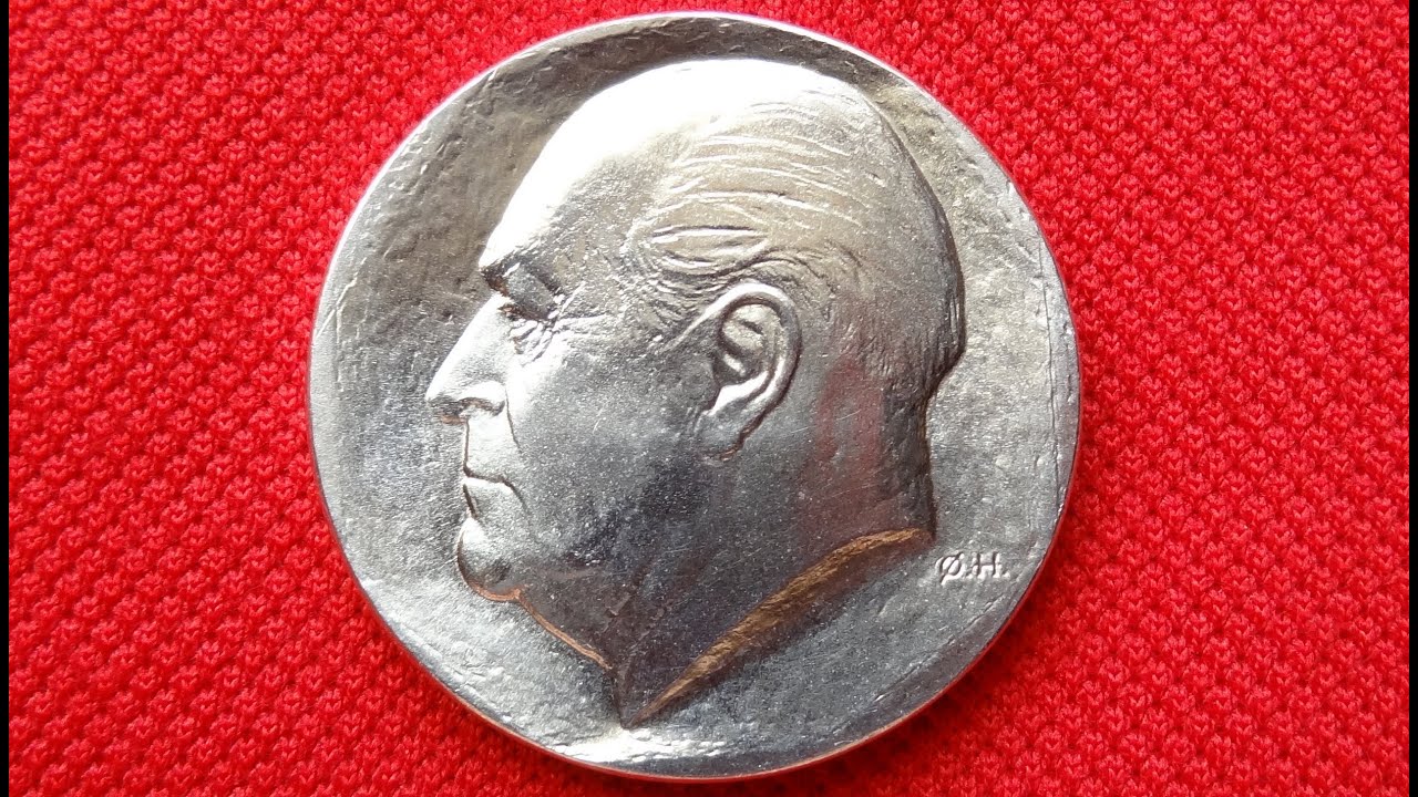 NORWAY SILVER 50 KRONER 1978 - 75th Birthday of King Olav V - Норвегия 50 Крон Серебро