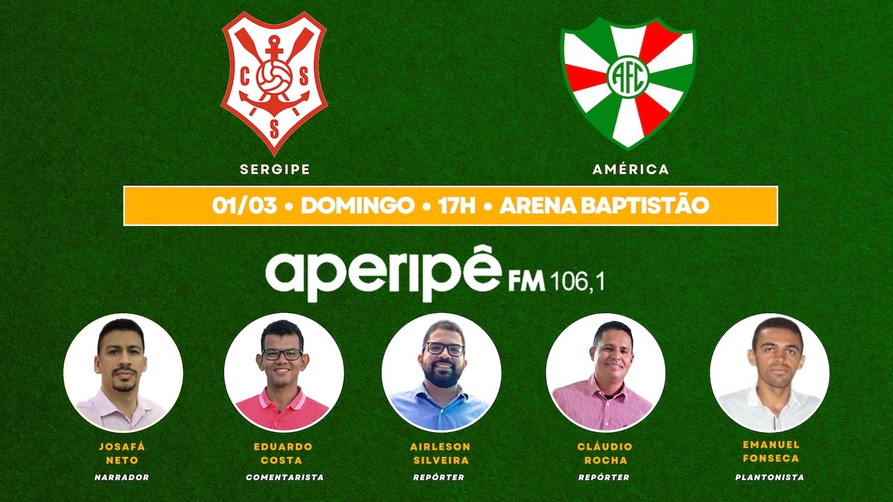 AO VIVO: SERGIPE x AMÉRICA | SERGIPÃO 2026 | SEMIFINAL | ARENA BATISTÃO | 01/03/26