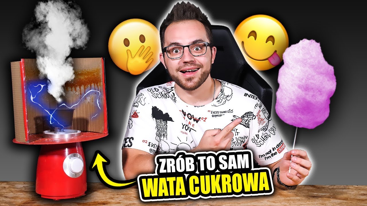 ROBIĘ MASZYNĘ DO WATY CUKROWEJ Z BLENDERA! *rozwaliła się*