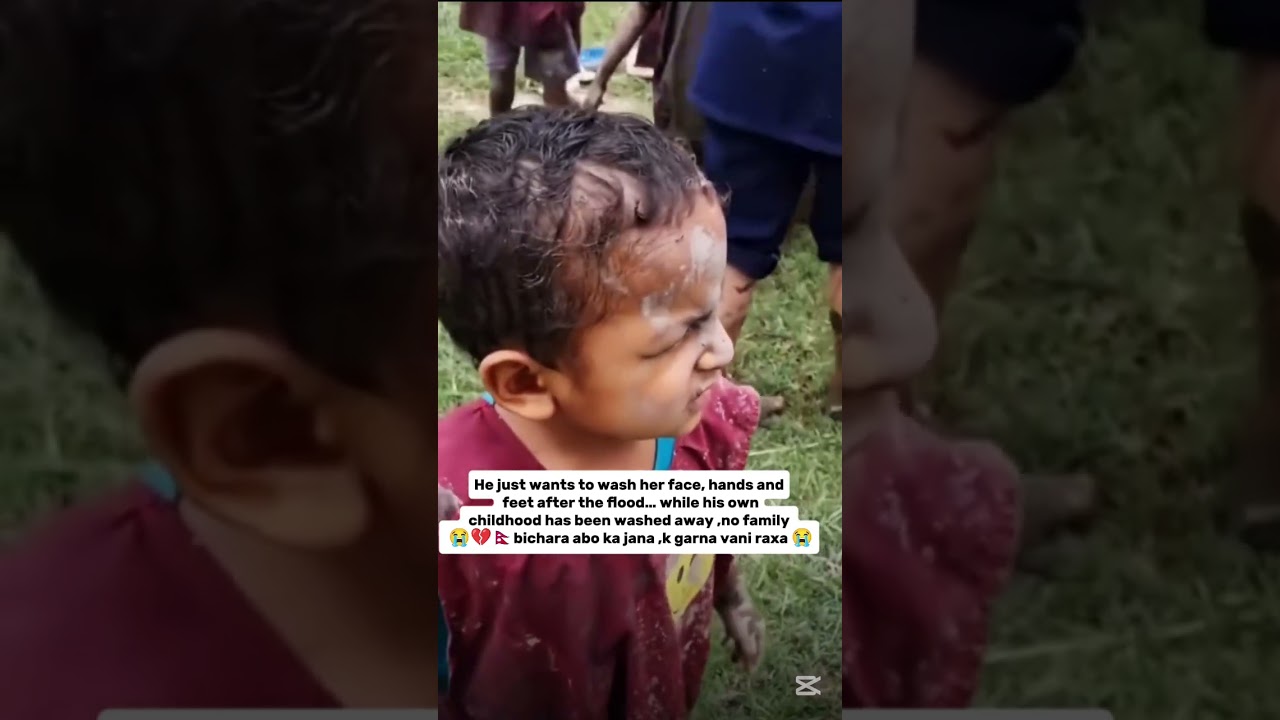message us if you know him ?? 🥺😭❤️ #nepal #flood #rescue #kids #kids #rasuwa