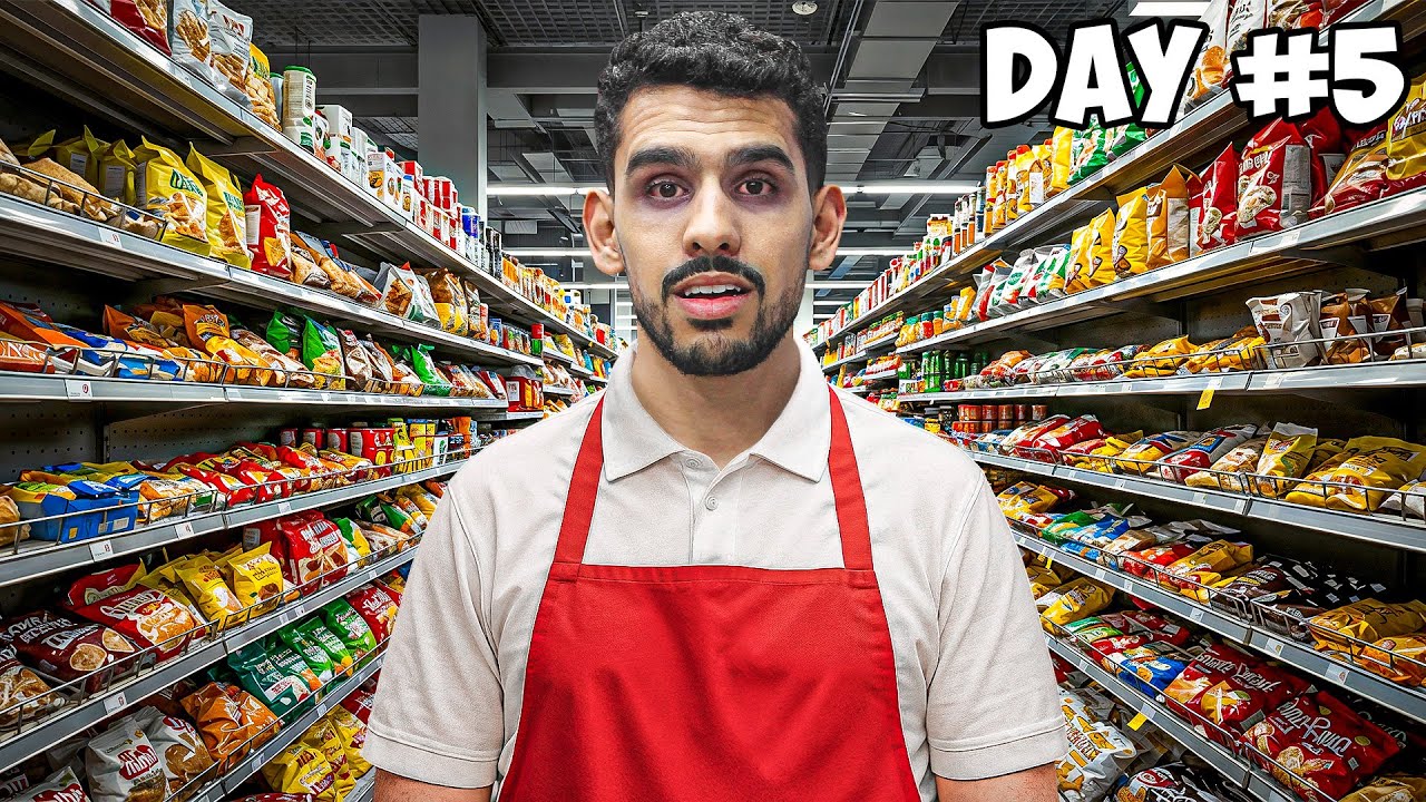 I worked for 7 days In A Grocery Store (they paid me💵)