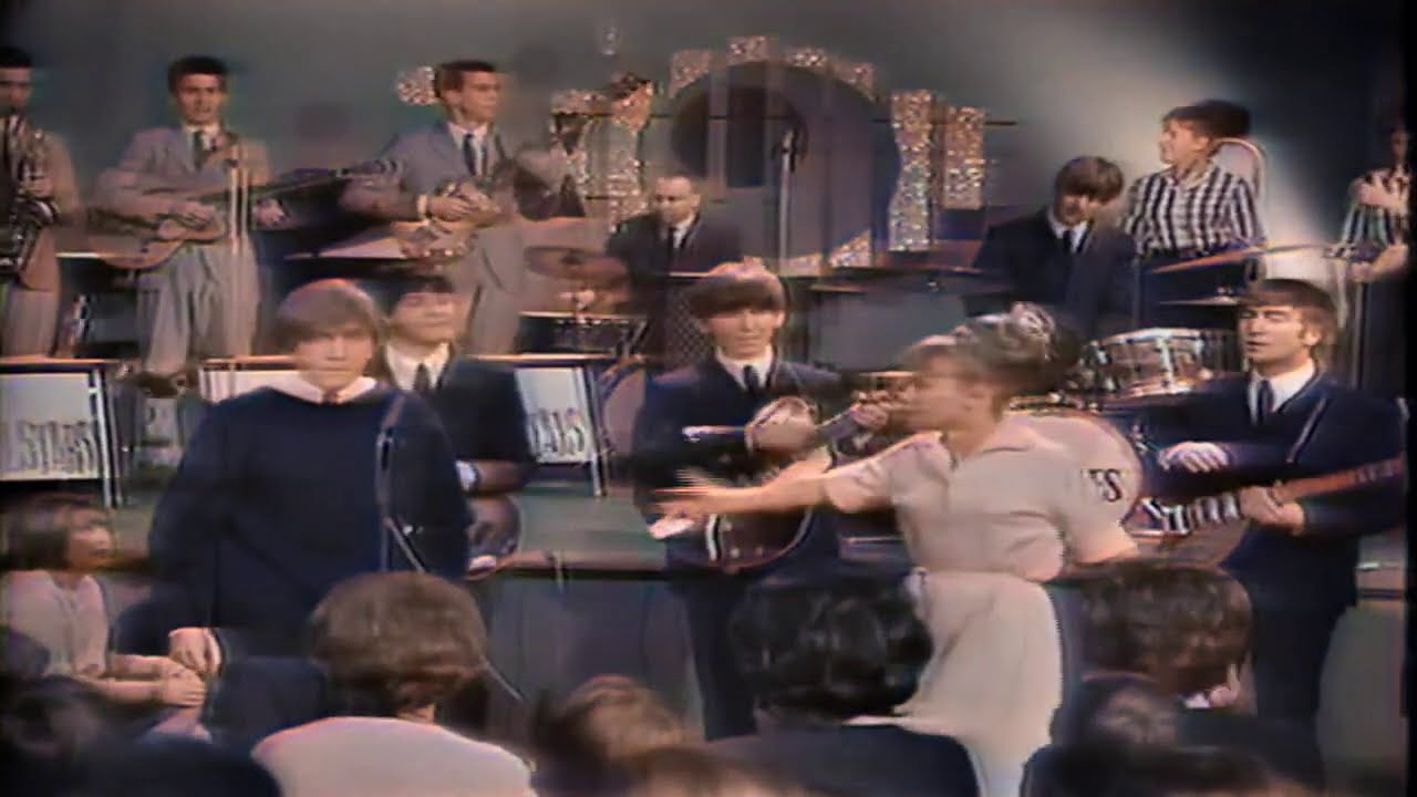 The Beatles - Long Tall Sally (Live, Drop-In, Stockholm, Sweden. October 30, 1963) (AI Colourised)