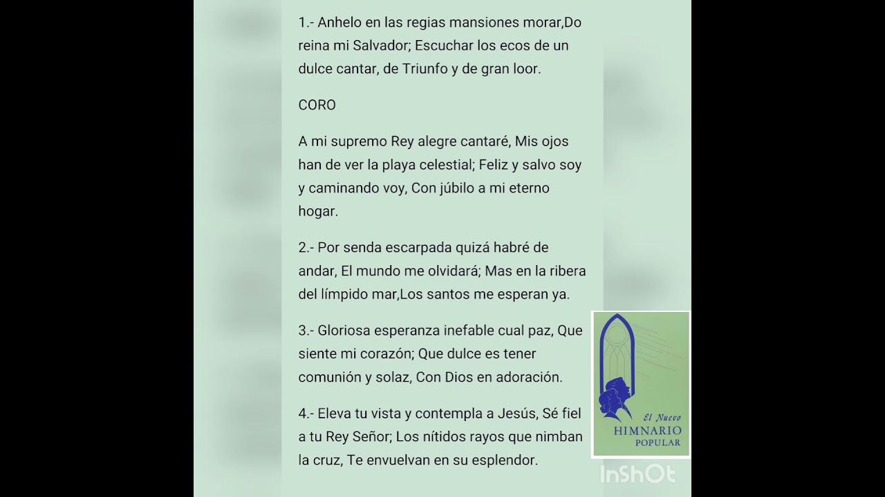 HIMNO - Anhelo en las regias mansiones morar (161)