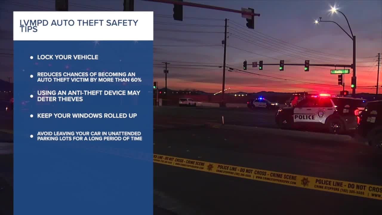 Las Vegas police make carjacking arrest as auto thefts top 1,000 in Clark County this year