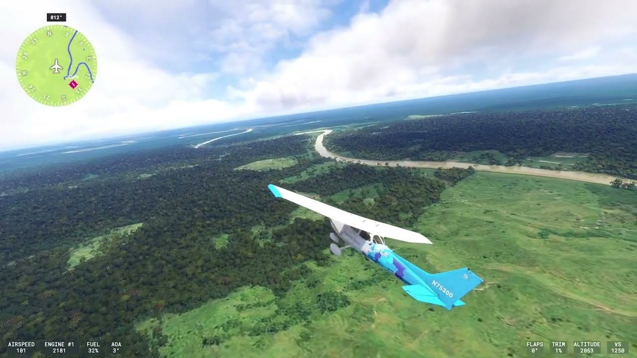 Marechal Thaumaturgo AC - Brasil | Microsoft Flight Simulator 4K60