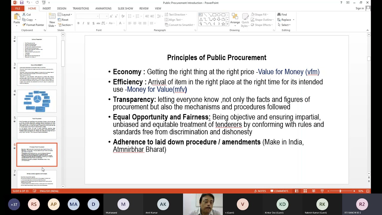 Introduction to Public Procurement