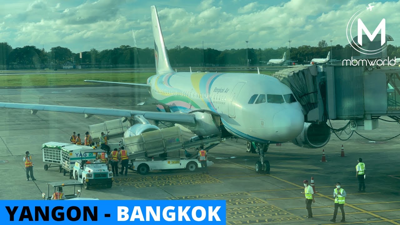 Bangkok Airways Flight Experience: PG 704 Yangon to Bangkok
