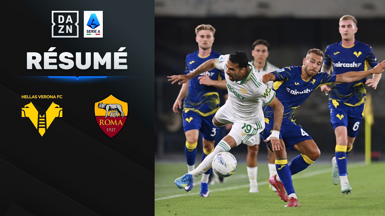 Hellas Verone - AS Roma | Serie A 2025 - 2026 | DAZN Highlights
