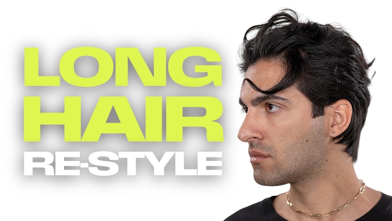 Long to Mid-Length Transformation Haircut | Modern Men’s Barber Tutorial