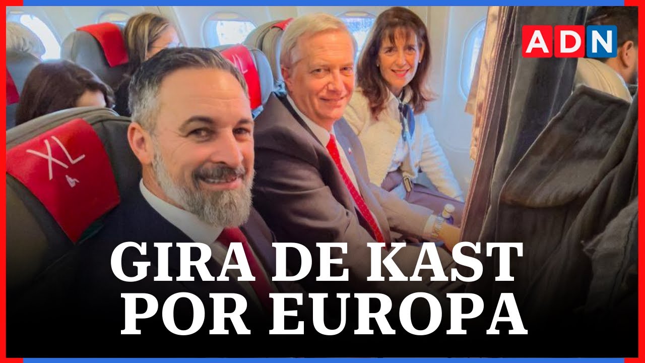 Acompañado de Santiago Abascal: Los detalles de la gira de José Antonio Kast por Europa