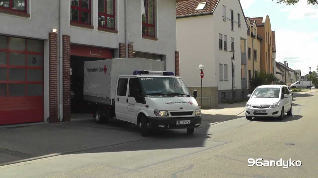 ELW DRK Rhein-Neckar + GW-Technik KatS Baden-Württemberg