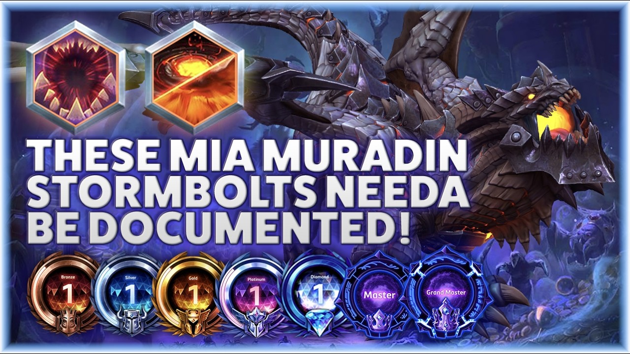 Deathwing Horrify - THESE MIA MURADIN STORMBOLTS NEED TO BE DOCUMENTED! - Bronze to Grandmaster Seas